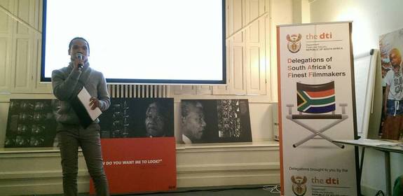 Lindsay Louis from the South African Embassy in The Hague. Photo: Bob Meijs (Afrovibes).